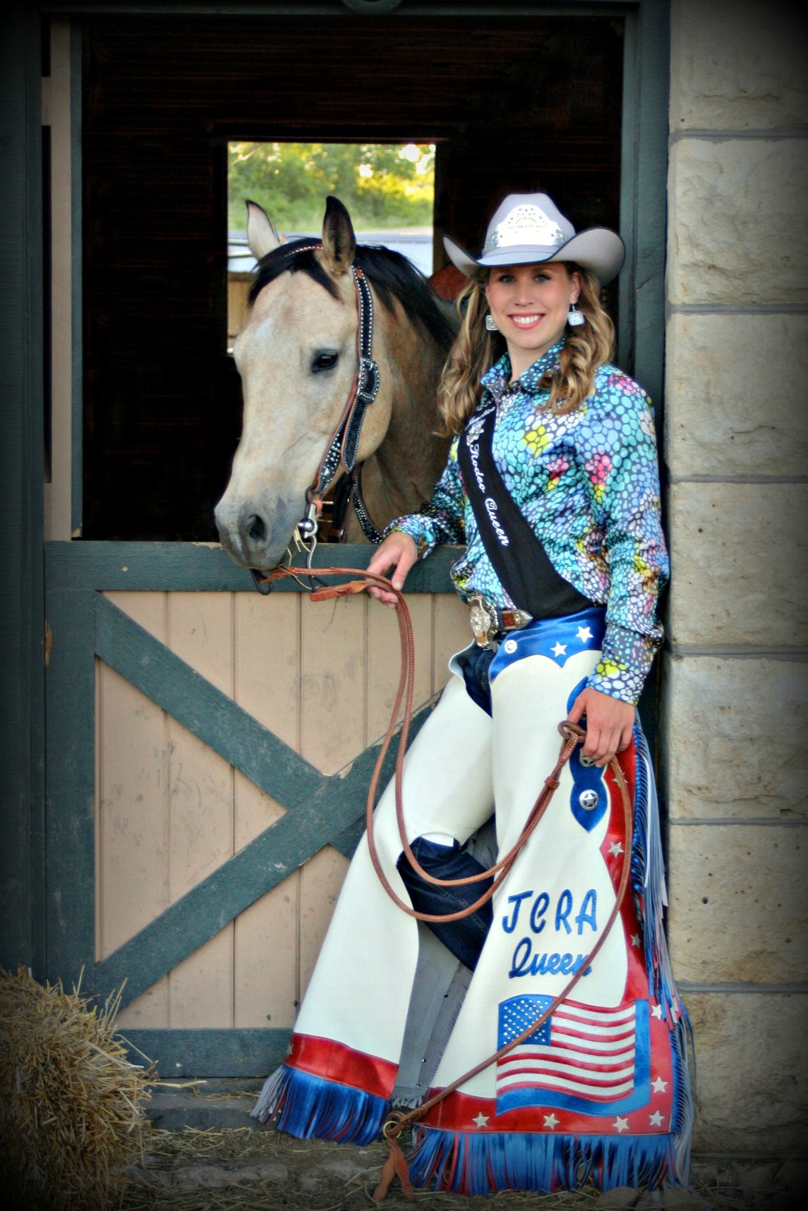 With her Quarter Horse called Boondoc, Shayla Lowry spread the good word about rodeo and its important heritage while serving as the Junction City Rodeo Queen. A student at Kansas State University, Lowry was crowned as the Eureka Rodeo Queen this summer and is continuing to attend and assist with rodeos and horse-related activities throughout the Midwest.