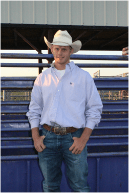 Jarek VanPetten, Meriden, is a member of the K-State Rodeo Team and is ranked as one of the top steer wrestlers and tie down ropers in the Central Plains Region of the National Intercollegiate Rodeo Association. He will be competing at the 59th annual K-State Rodeo, February 20-21-22 at Manhattan.