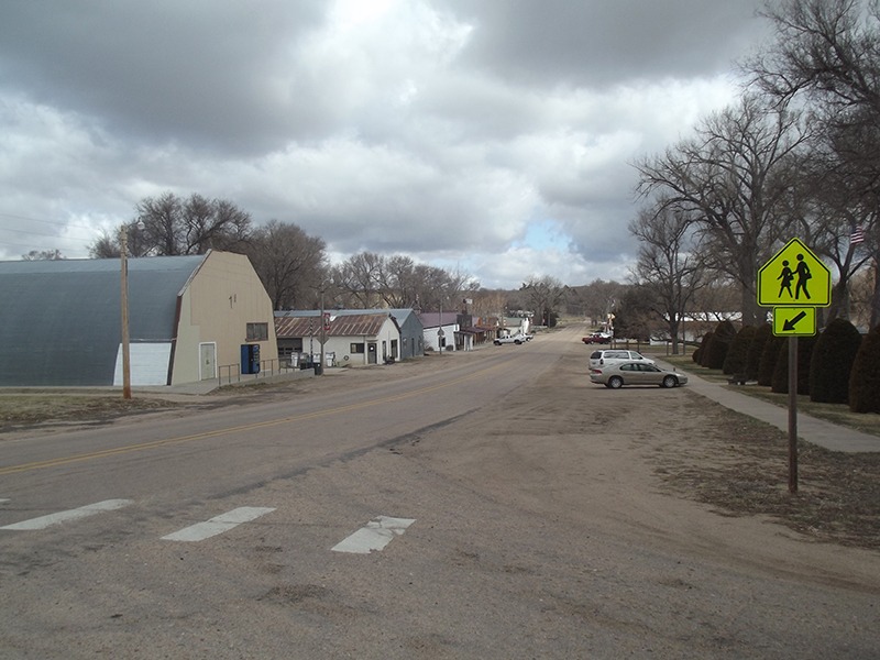 Main Street is still alive in Arthur, Nebraska, which has 117 residents. Forty miles from another community, Arthur is the only town and county seat of Arthur County, the least populated county in Nebraska. There are the 460 people in the county, mostly ranchers, who depend on Arthur for commodity essentials. (Photo by Ron Jageler.)