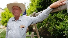 Cliven Bundy, Bunkerville, Nevada, is a recognized figure around the country, as the lifelong rancher’s photo has been shown in every media during recent days since controversy has risen about his possible failure to pay lease payments for grazing cattle on federal government owned land. (CNN photo)