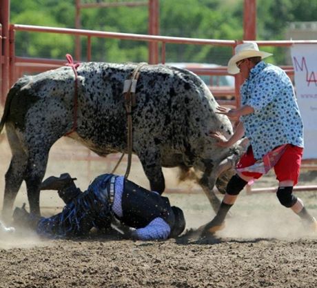 Garrett Kissack is coming from Casper, Wyoming, to be serve as dual-bullfighter for the Flint Hills Rodeo June 4-5-6, in Strong City.