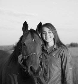 Megan Poole of Alta Vista is most diverse, and can accurately be described as a scholar, basketball star, youth leader, but foremost she’s a cowgirl with her bay mare Seeker.