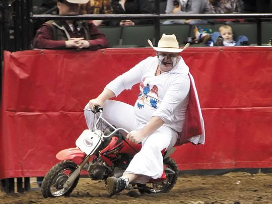 There’s fun and action when Justin Rumford is clowning around at rodeos throughout the country.