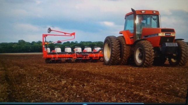 Few things make farmer’s adrenalin flow faster than planting the next crop, and Adam Phelon of Phelon Farms at Melvern has been going over the planter tediously in recent days in anticipation of getting into the field, as shown late last spring. 