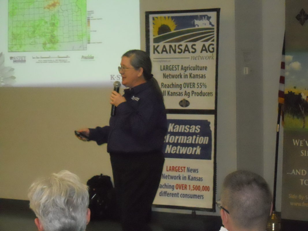 Speaking to a farm-ranch crowd at Madison for the Farm Profit Conference last Thursday evening Mary Knapp, assistant state climatologist from Kansas State University at Manhattan gave what most attendees viewed as a “positive weather outlook.”