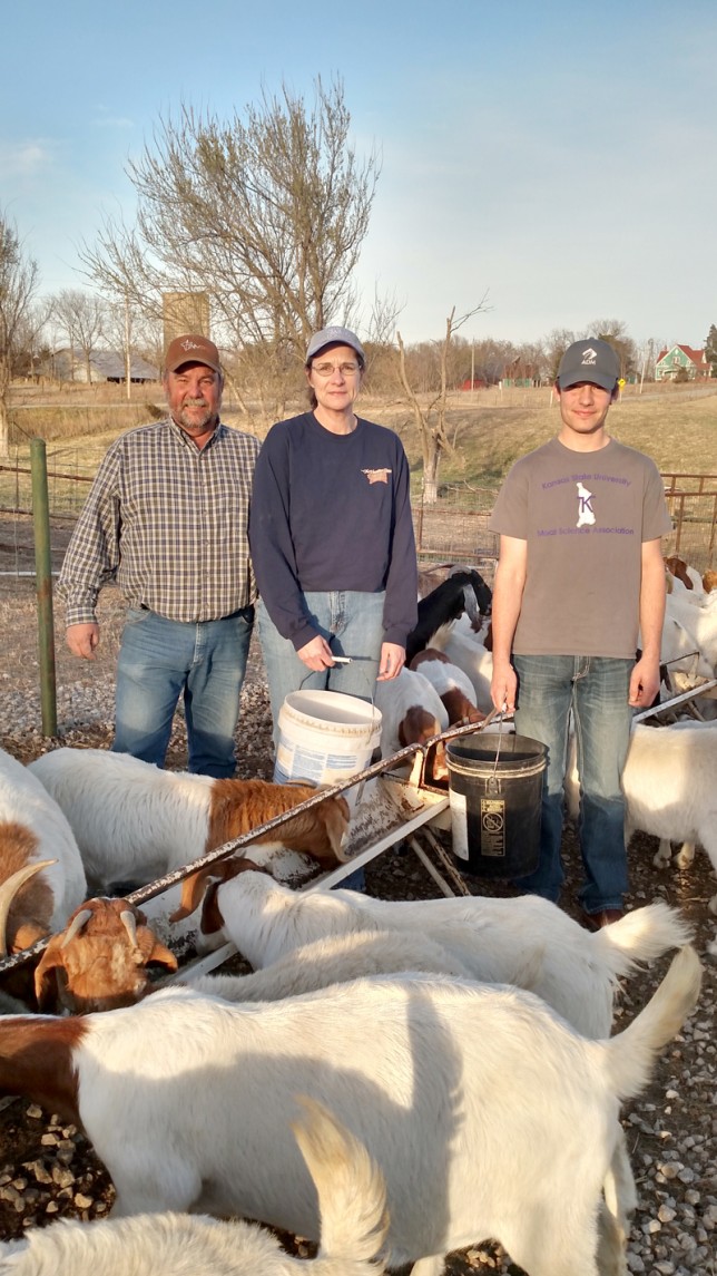 Davis Prairie Star Show Goats is a family business for Greg, Carla and Sam Davis at Madison in Greenwood County.