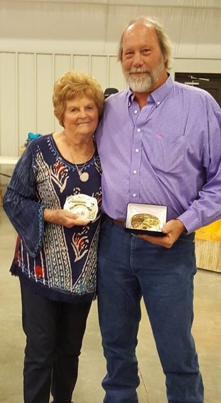Karen Russell, Hutchinson, was the reserve highpoint rider and John Rose, Mullinville, received the championship buckle in the select division for riders 50-and-older in the South Central Stock Horse Association.
